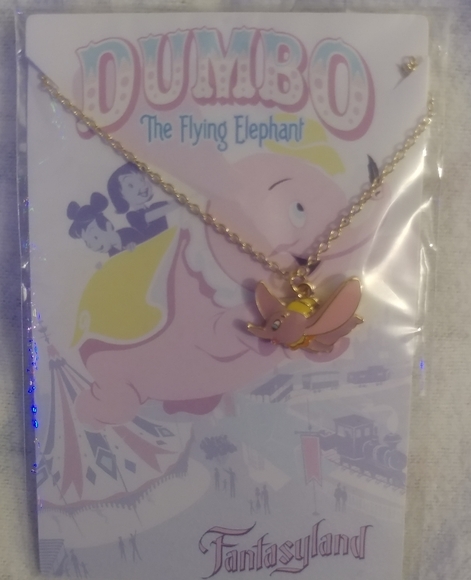 Disney Jewelry - DUMBO Flying Elephant necklace